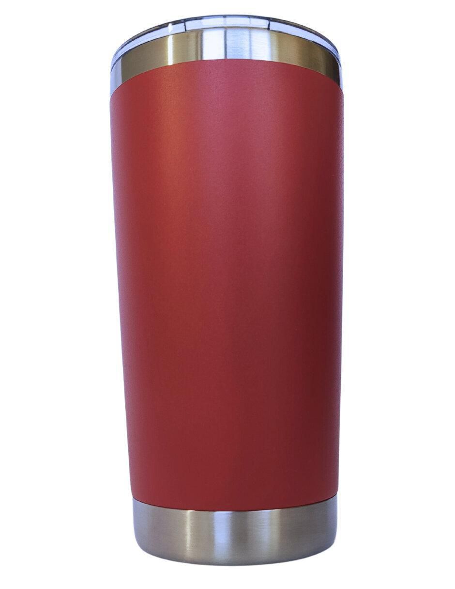 Termo doble pared origami home "de" acero inoxidable café y té "con tapa" a presión 591 ml