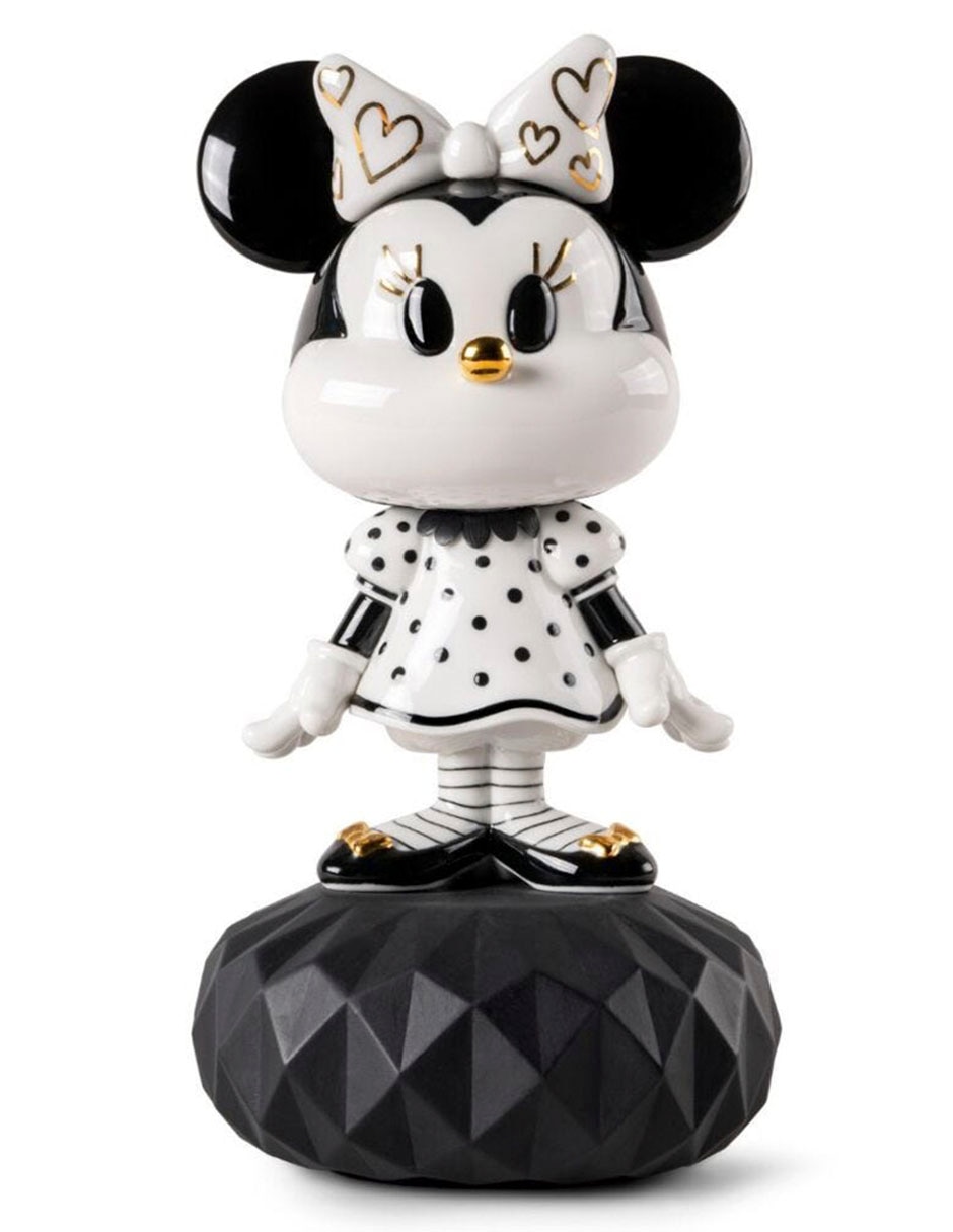 Figura decorativa de Minnie de porcelana Figura decorativa de Minnie de porcelana
