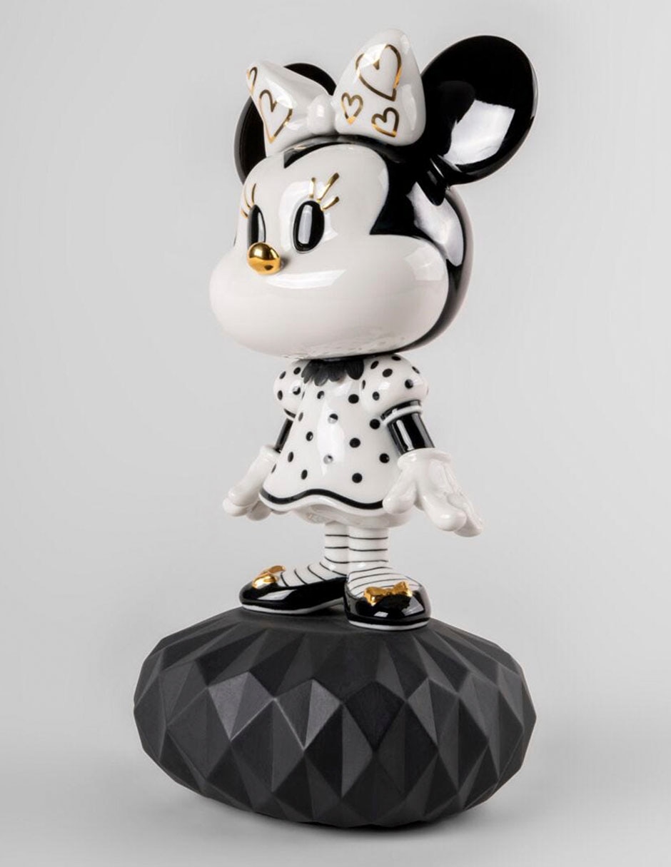 Figura decorativa de Minnie de porcelana 3