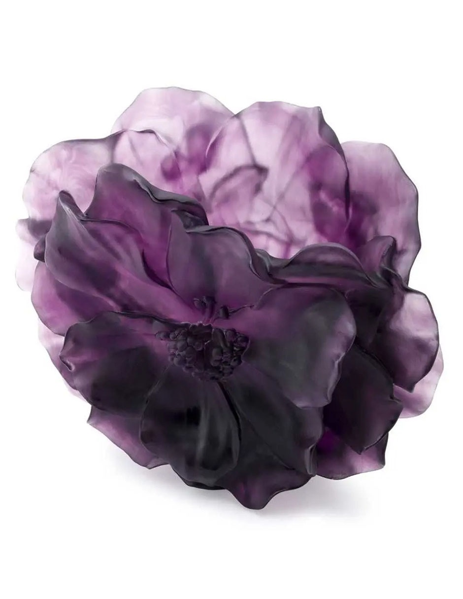 Florero Camélia de cristal 2