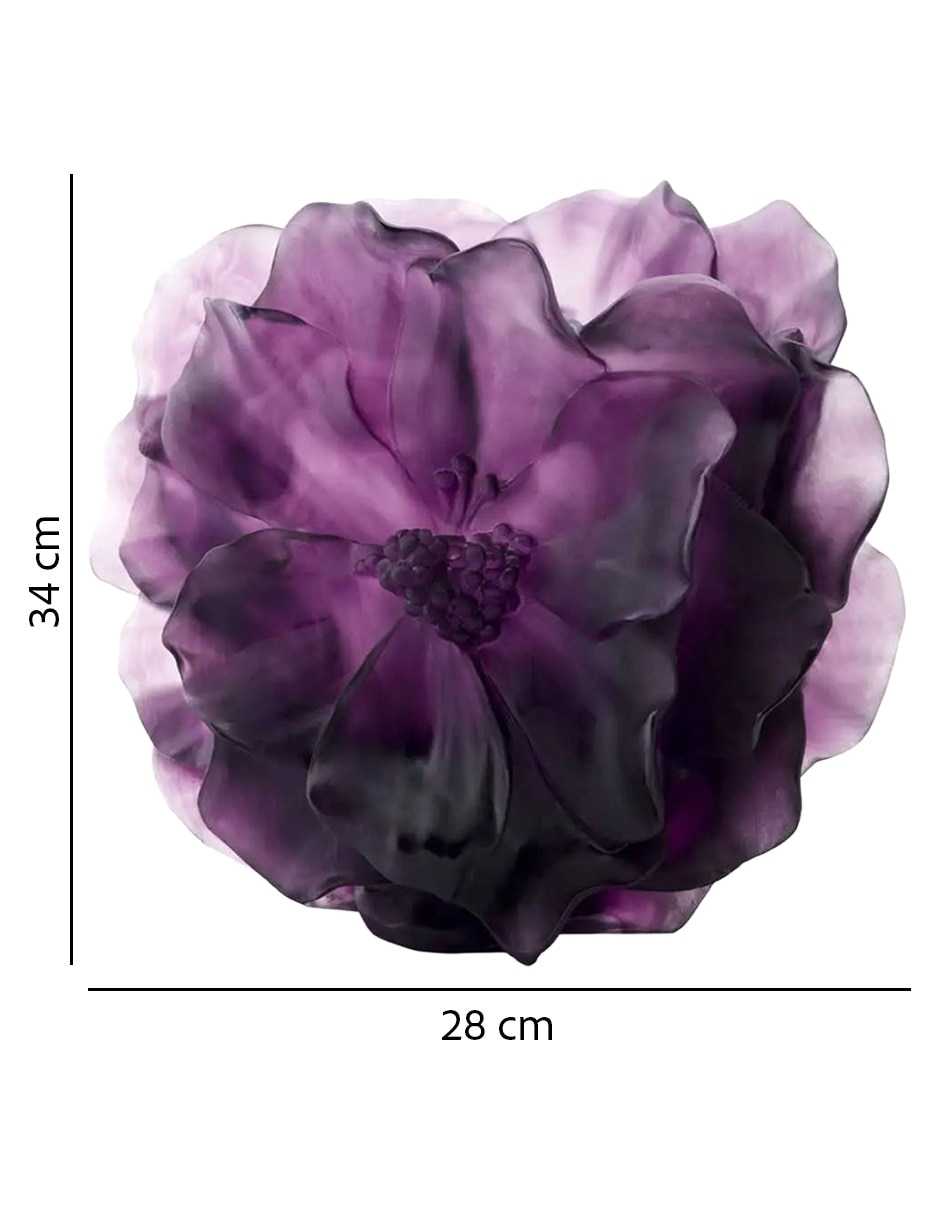 Florero Camélia de cristal 4