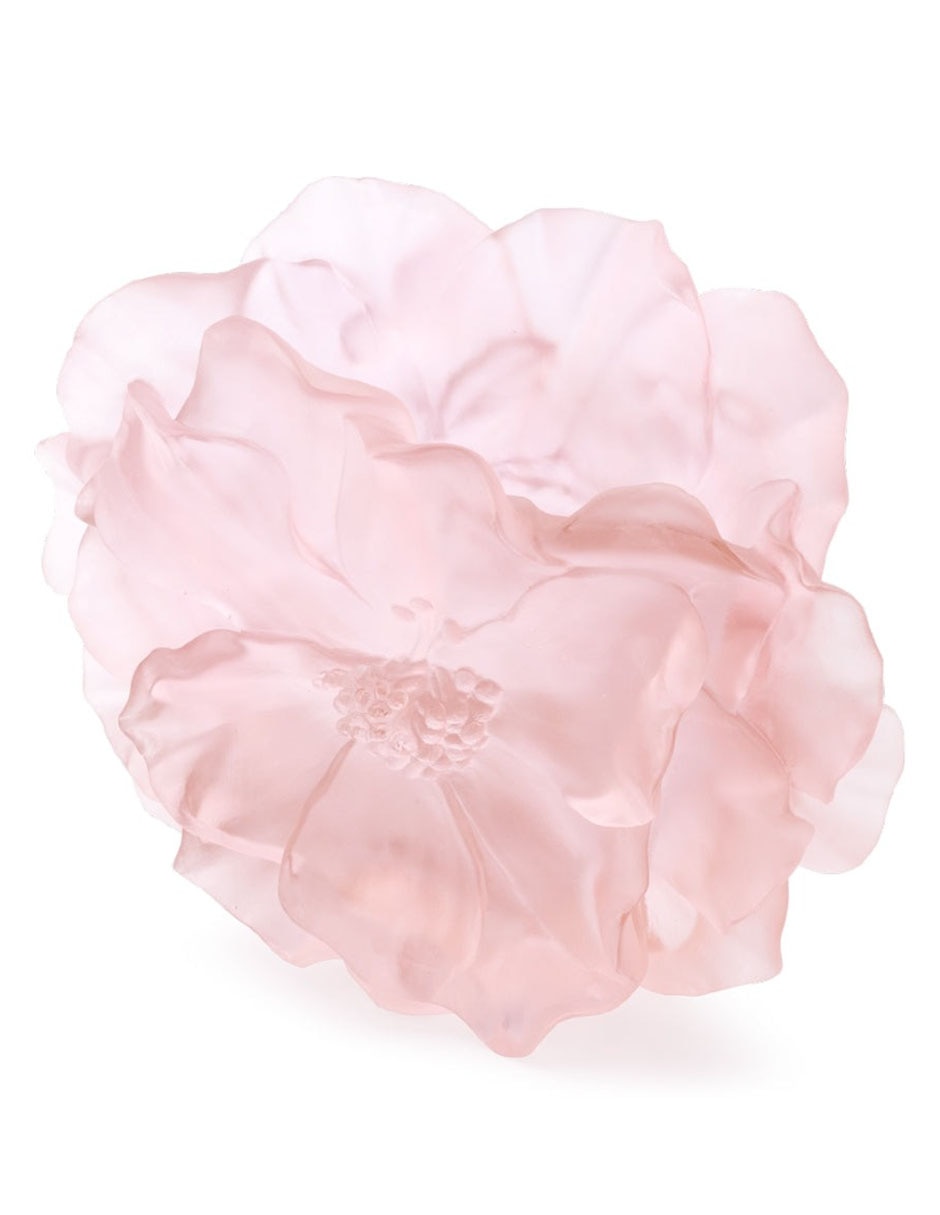 Florero Camelia de cristal 2