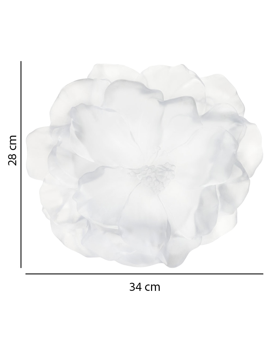 Florero Camélia de cristal 3