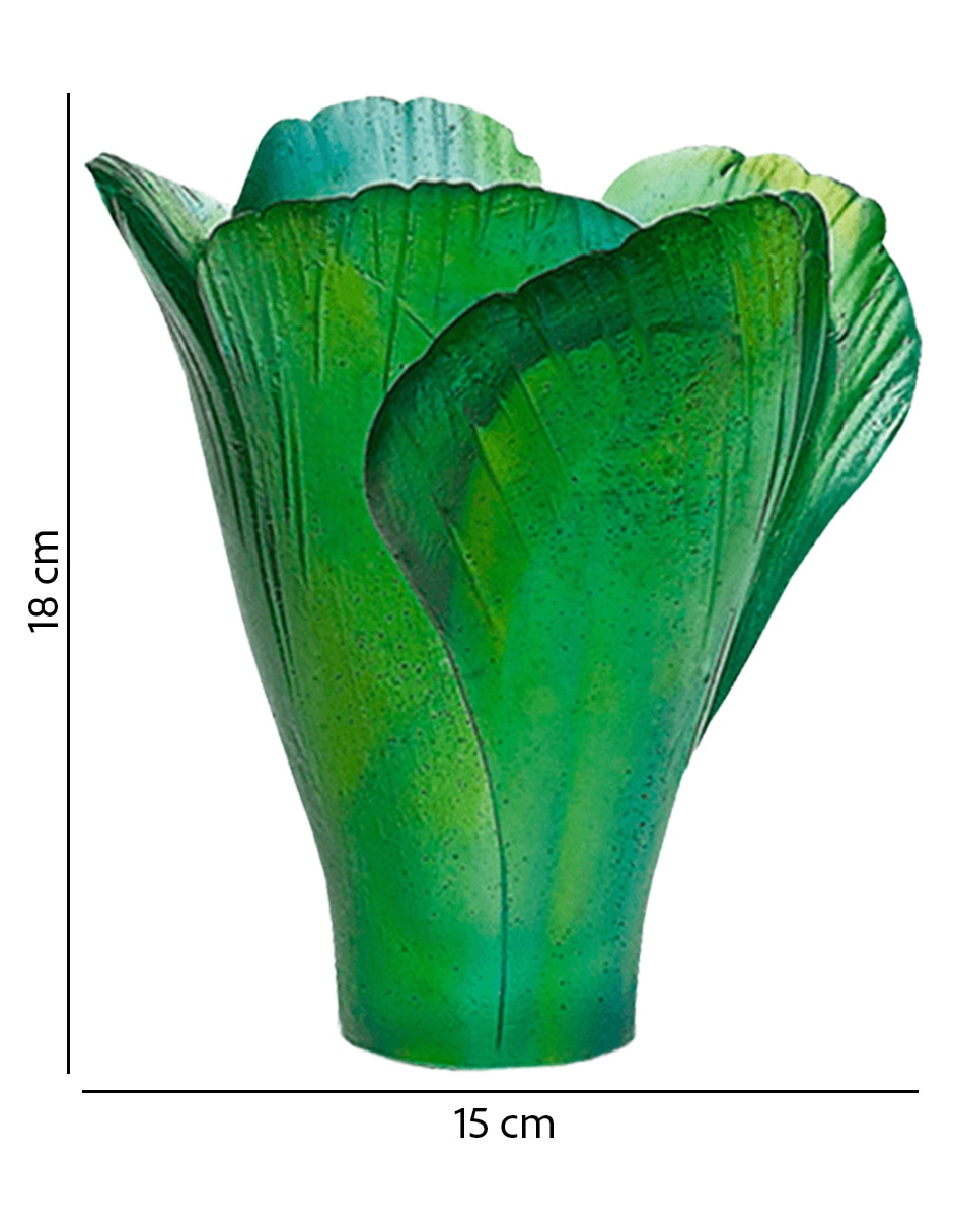 Florero Ginko de cristal 4