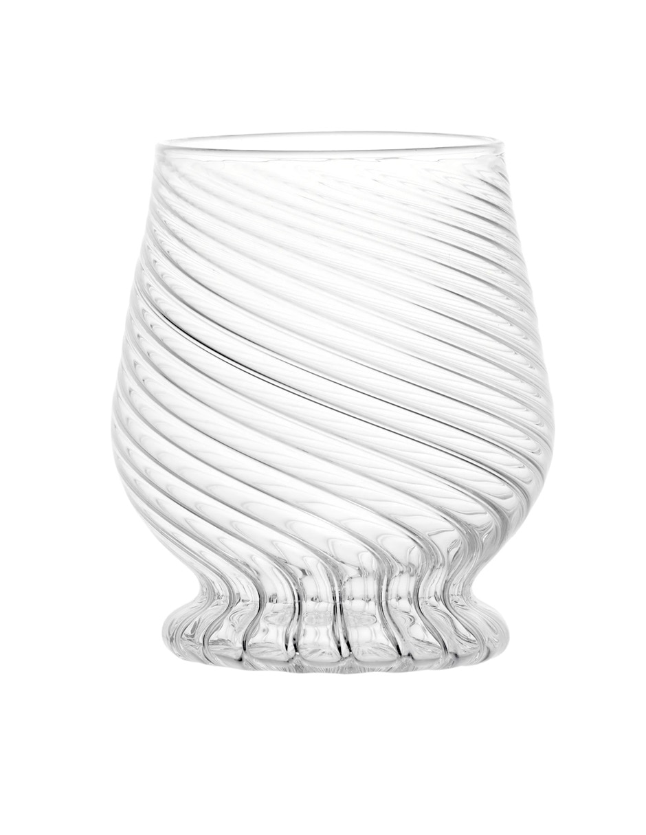Set de copas para agua Tourbillon de vidrio Set de copas para agua Tourbillon de vidrio