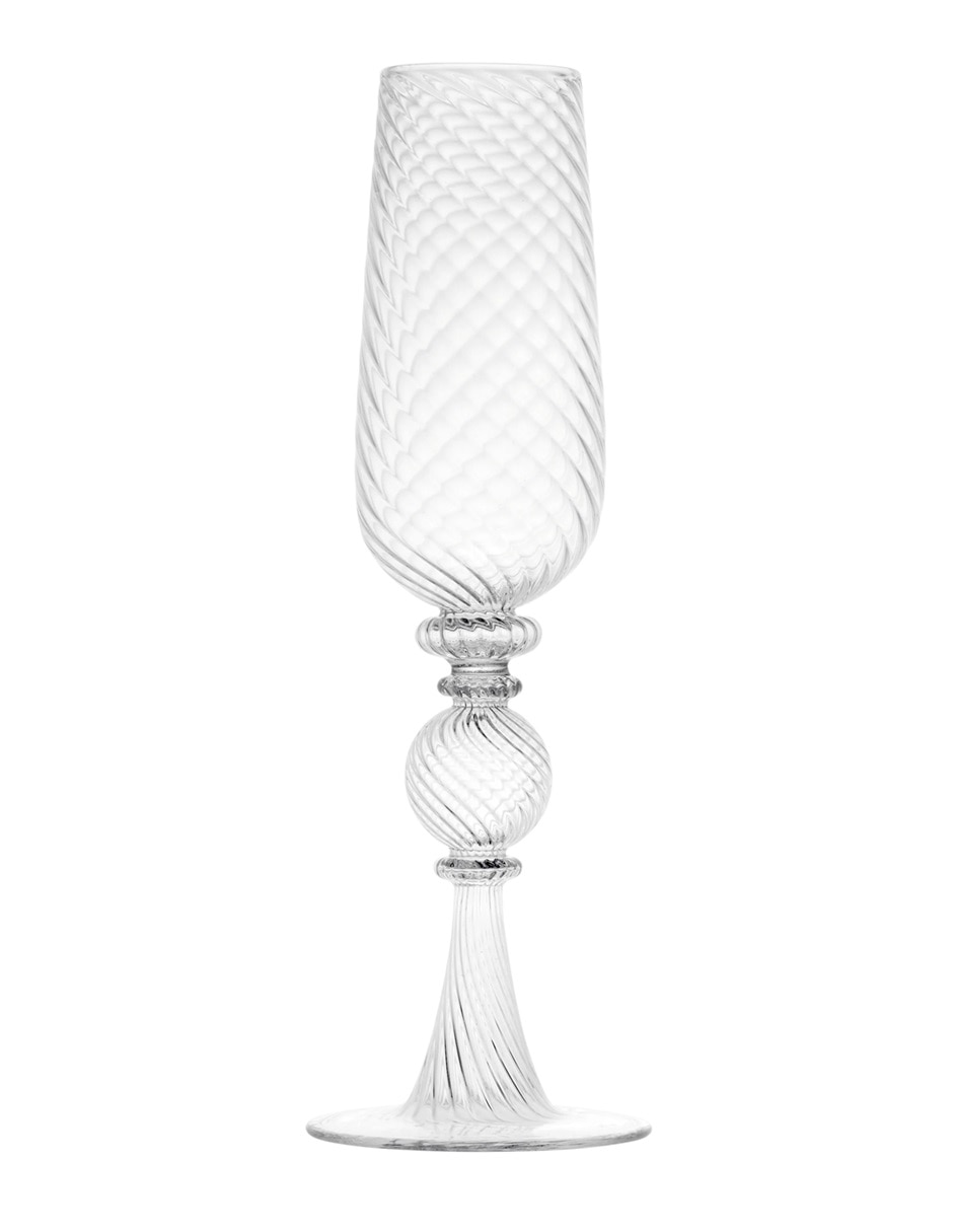 Set de copas para champán Tourbillon de cristal 2
