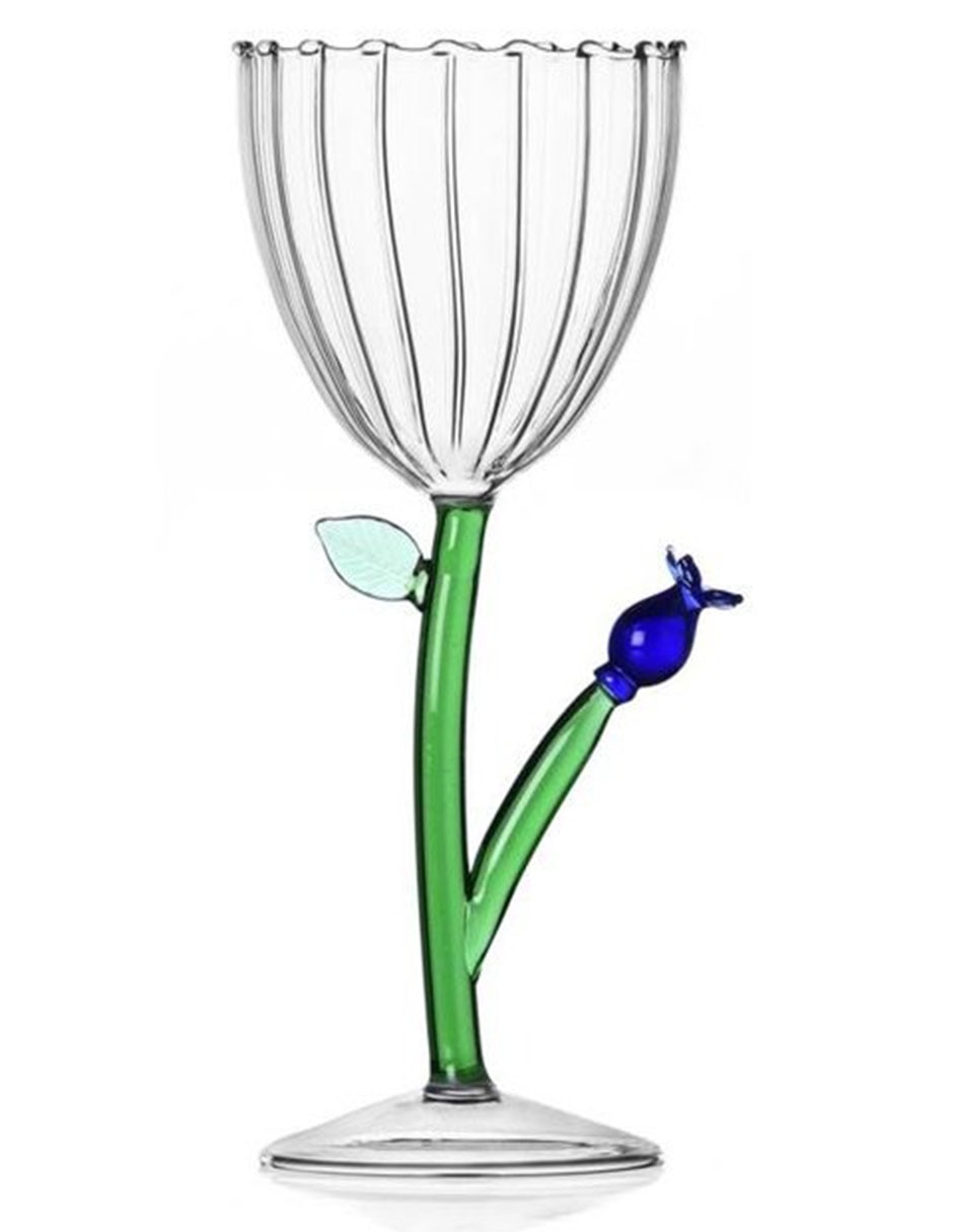 Copa para vino Botánica de cristal