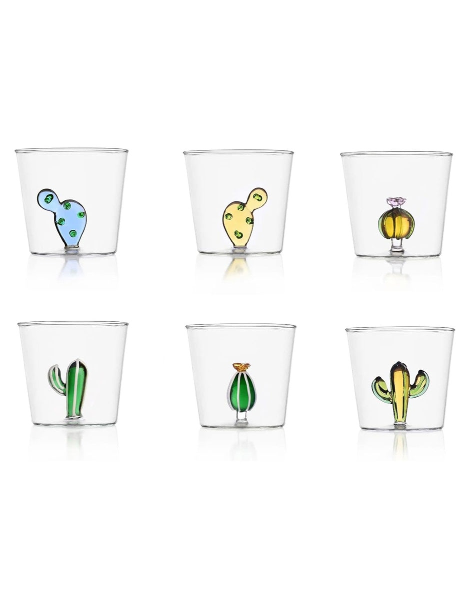 Vaso Doble Pack Cactus Flower 2