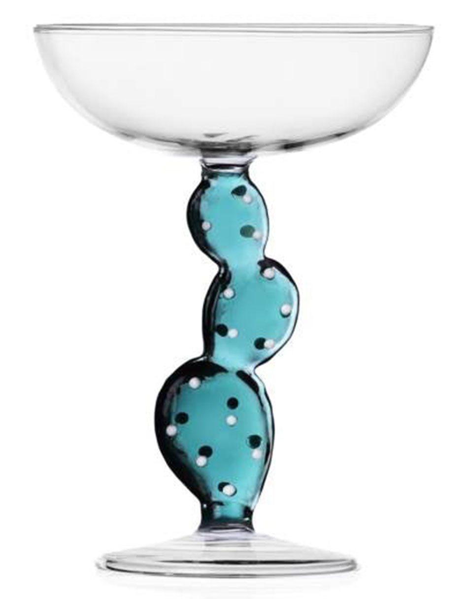 Copa para champán Cactus de cristal