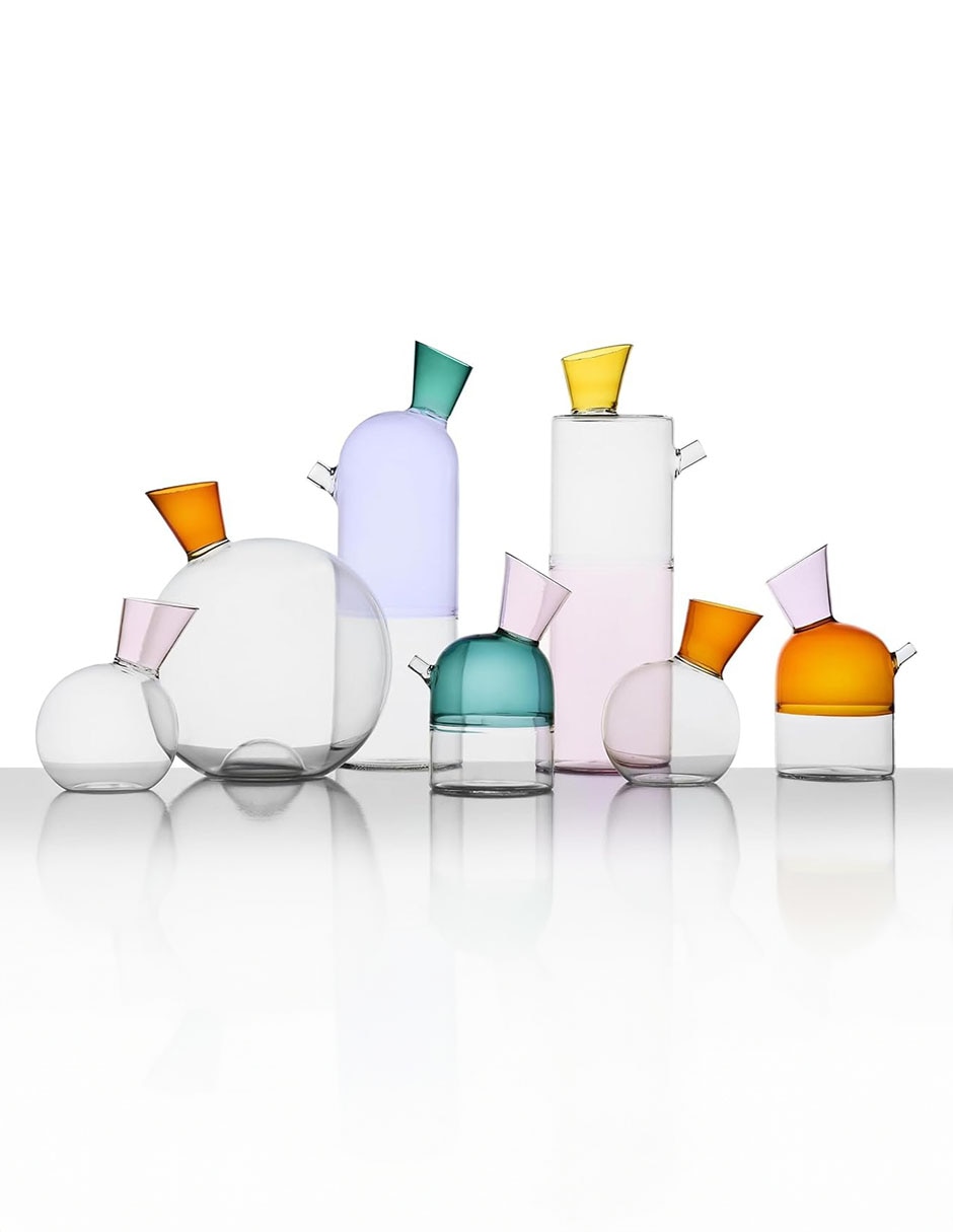 Botella de agua Travasi de cristal unisex 2