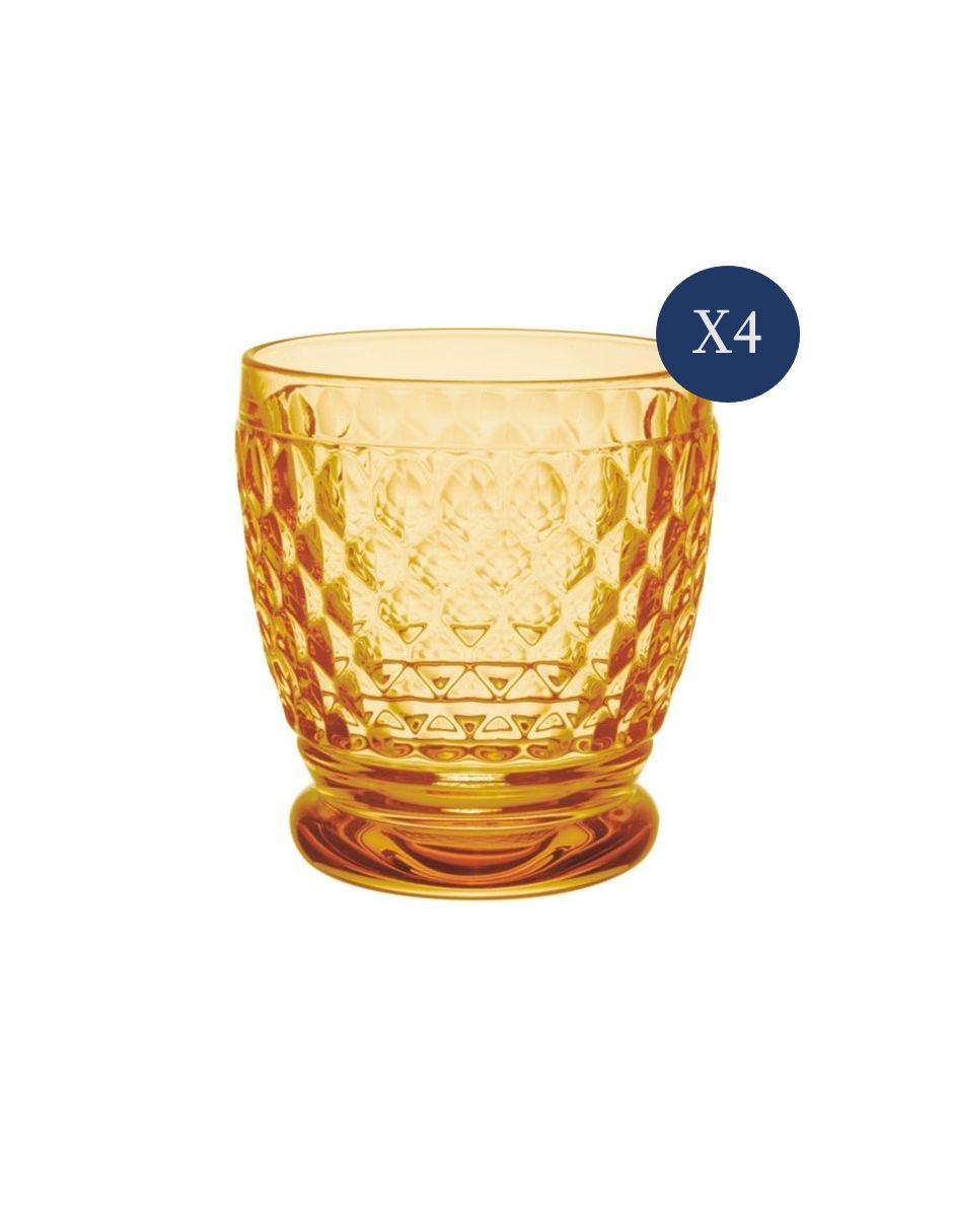 Vaso dof Boston de cristal con 4 piezas 3