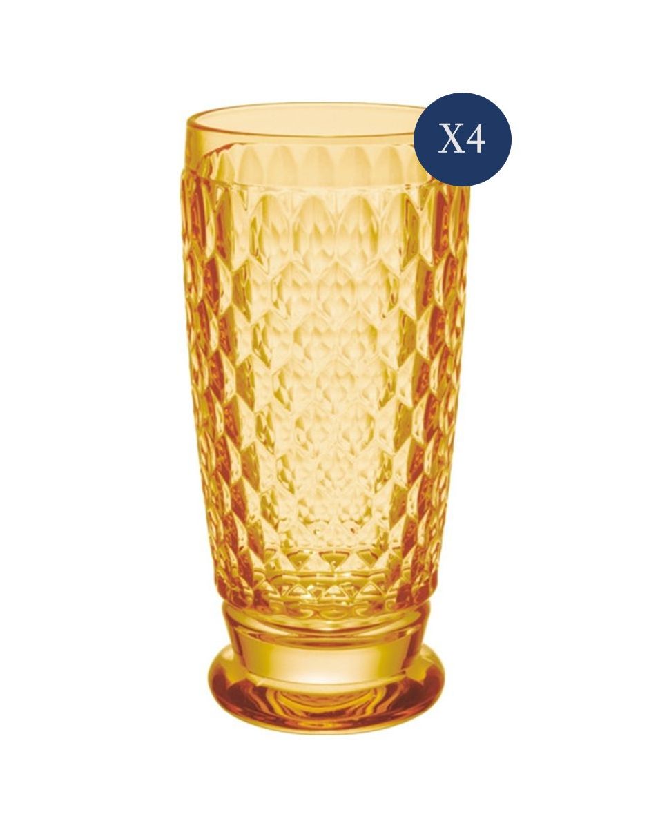 Vaso highball Boston de cristal con 4 piezas 3