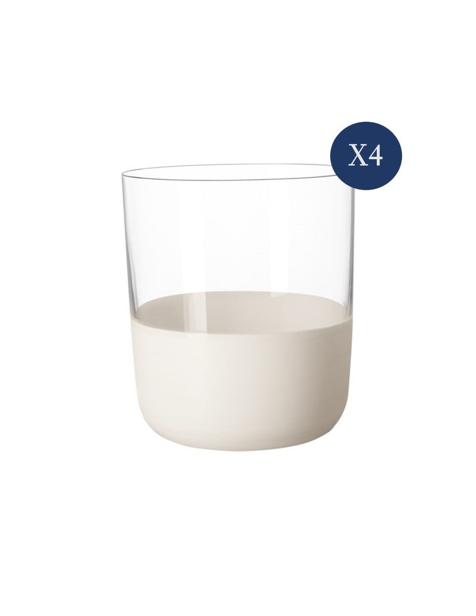 Set vasos Manufacture Rock de cristal con 4 piezas 4