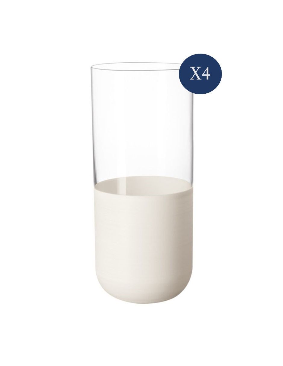 Set vasos Manufacture Rock de cristal con 4 piezas 4
