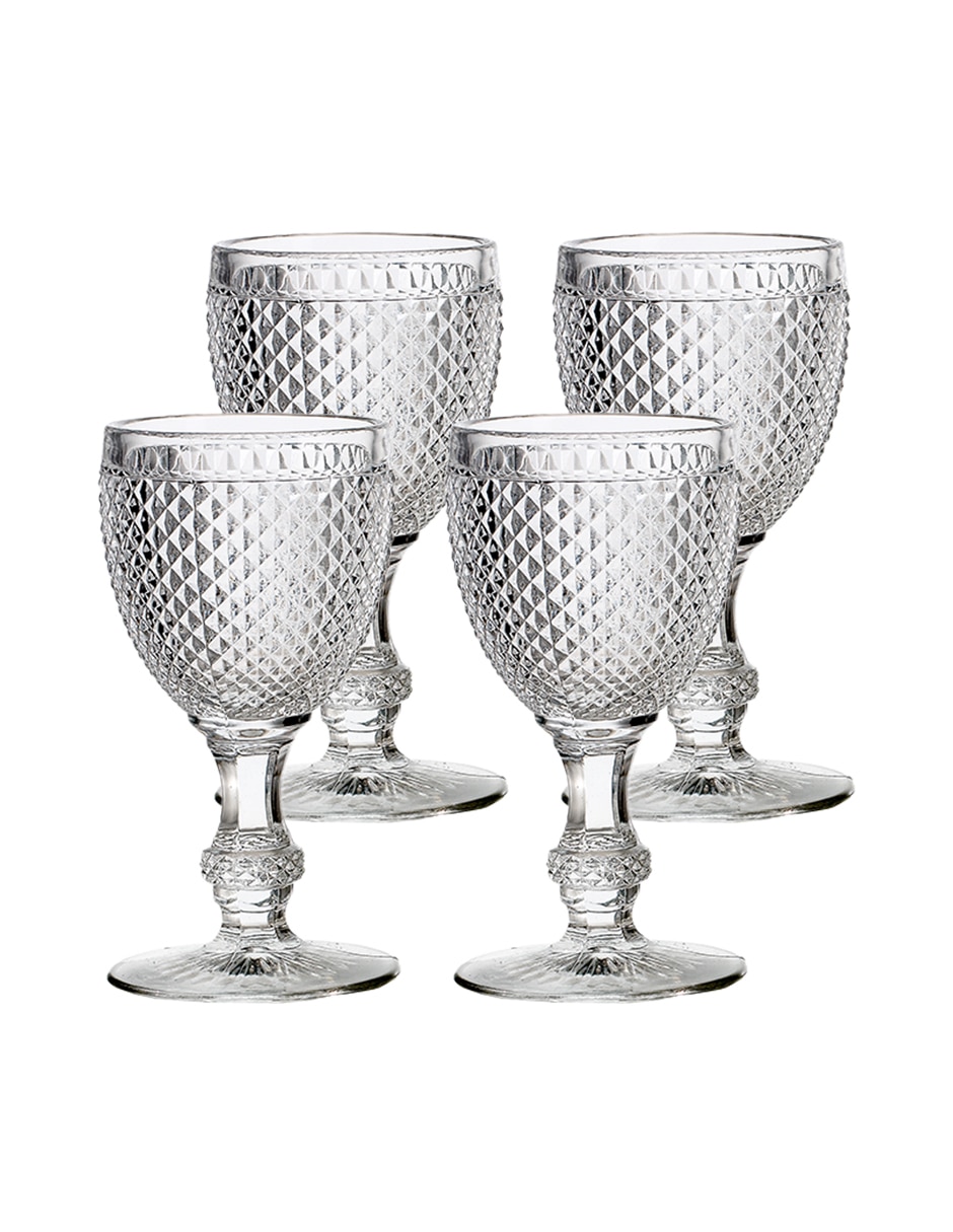Set de copas para vino blanco Bicos de vidrio