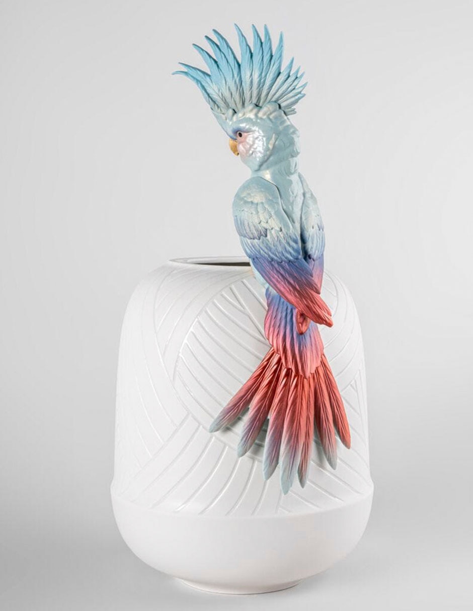 Jarrón Cacatua de porcelana 5
