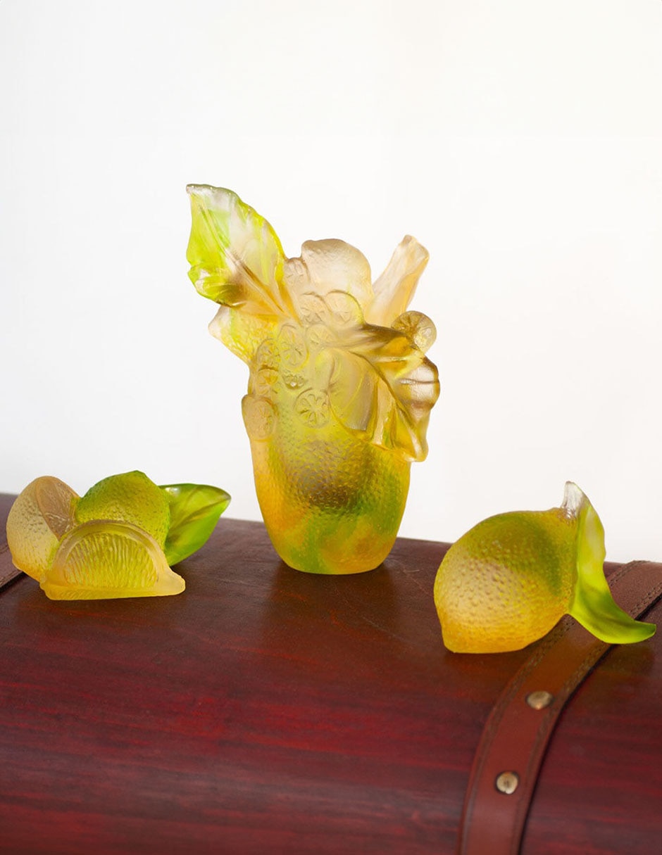 Figura decorativa Citrus de cristal 2