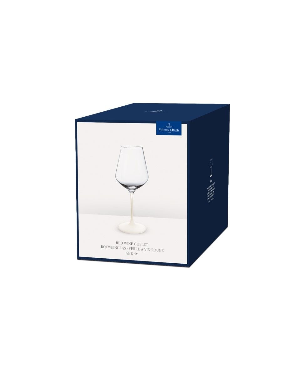 Set de copas para vino tinto Manufactura Rock de cristal 3