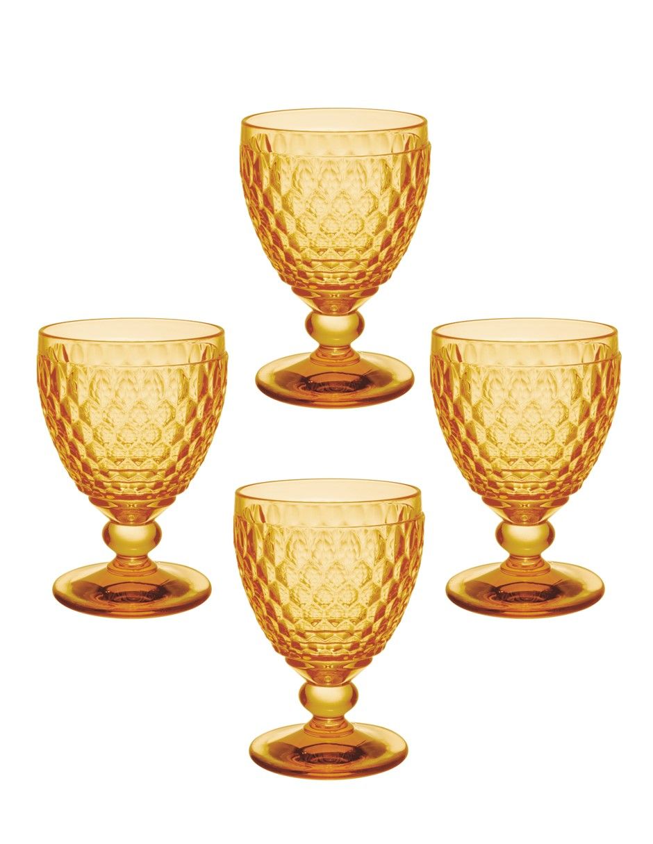 Set de copas para agua Boston de cristal