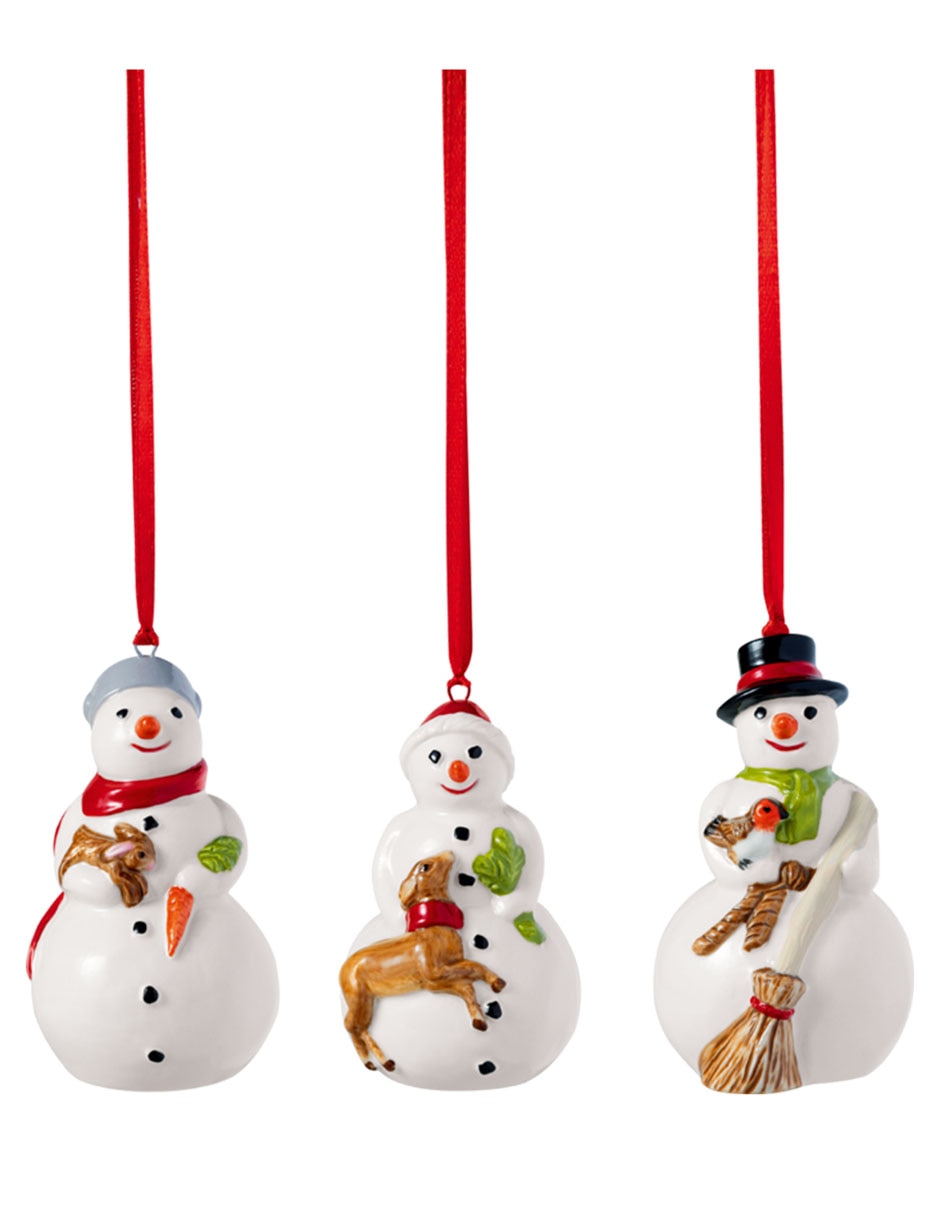 Ornamento navidad muñeco nieve Nostalgy Ornaments