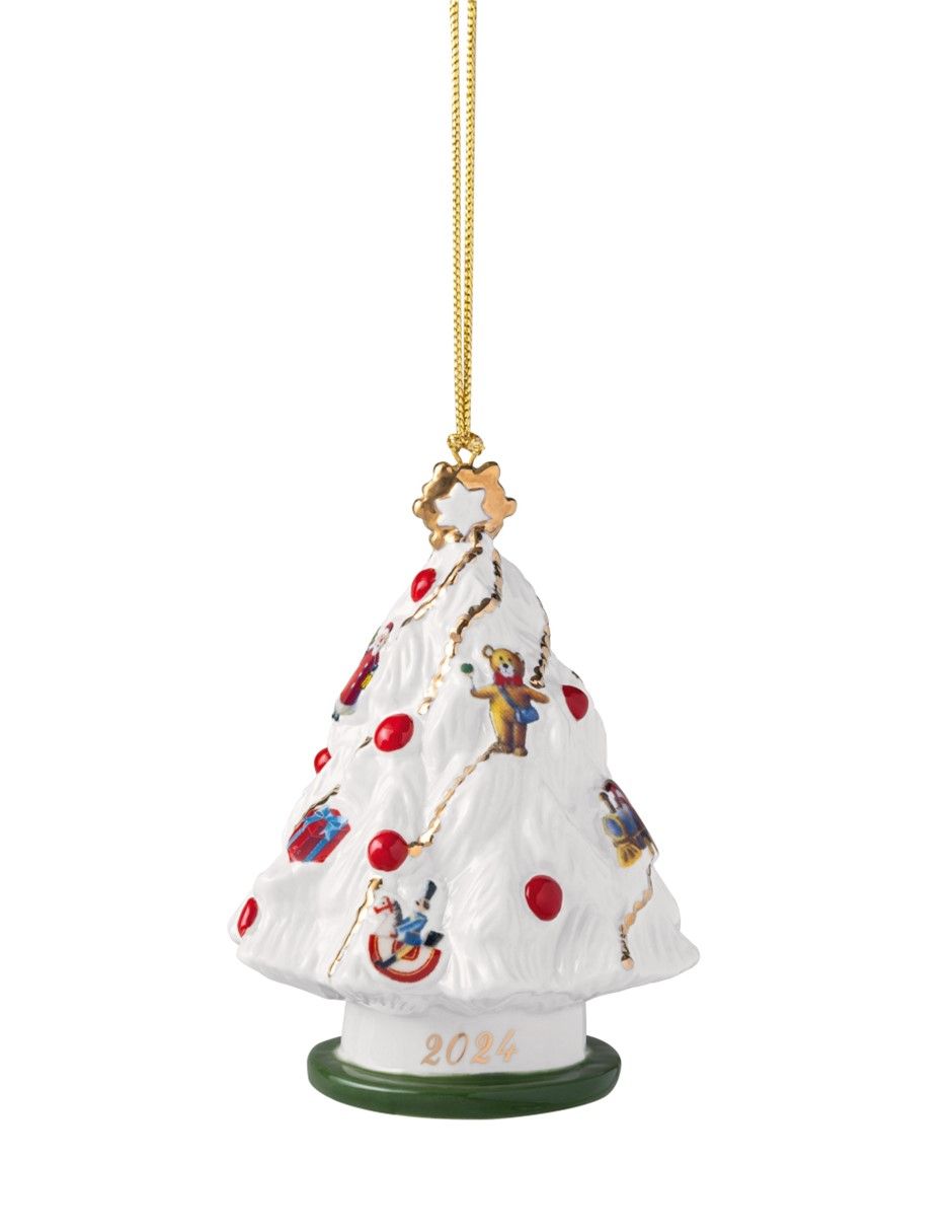 Figura decorativa de árbol navidad Christmas Classics de porcelana 1