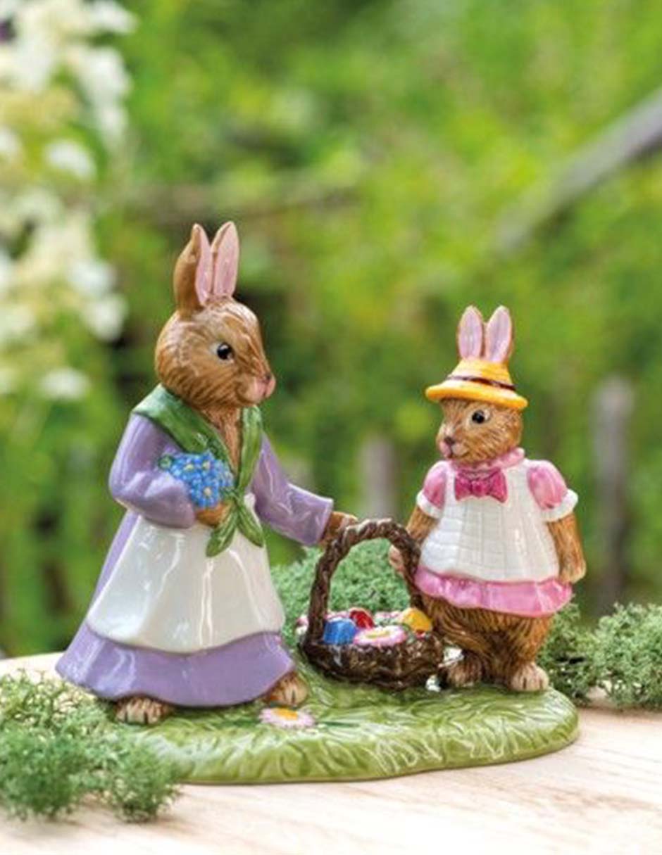 Figura decorativa de conejo Conejo Bunny Tales de porcelana 2