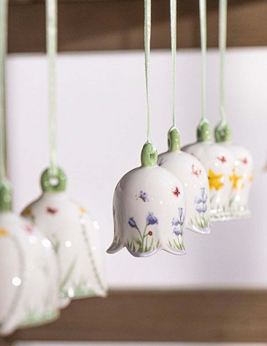 Ornamento pascua campana New Flower 2
