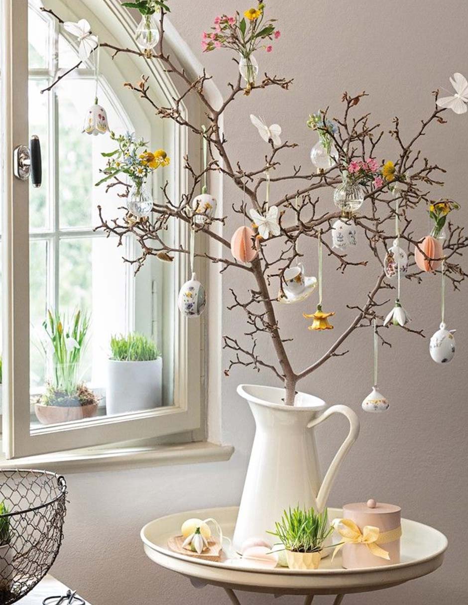 Ornamento pascua campana New Flower 3