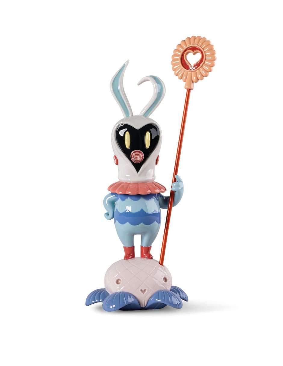 Escultura de porcelana