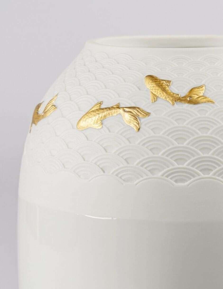 Jarrón Koi de porcelana 3
