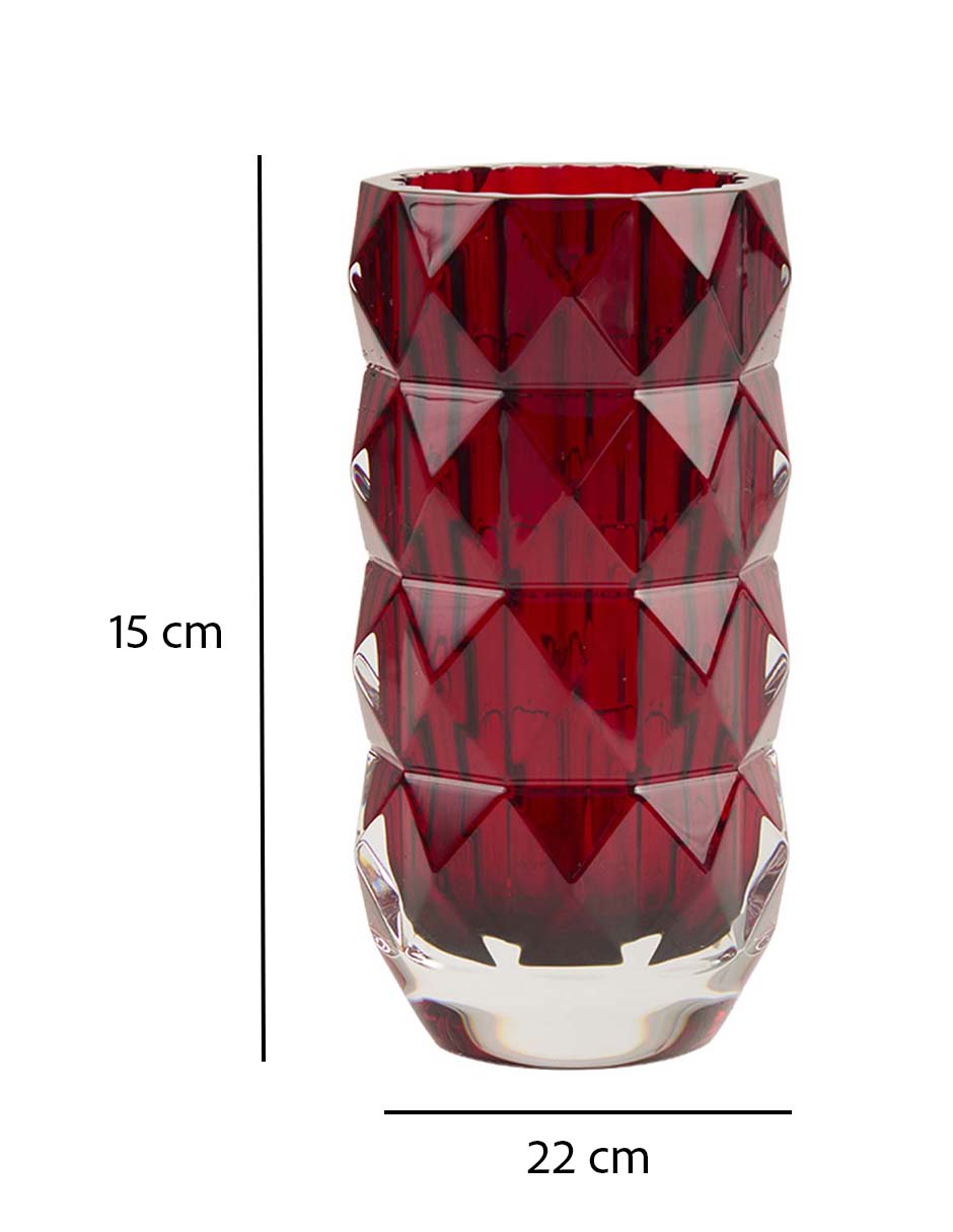 Florero de cristal 7
