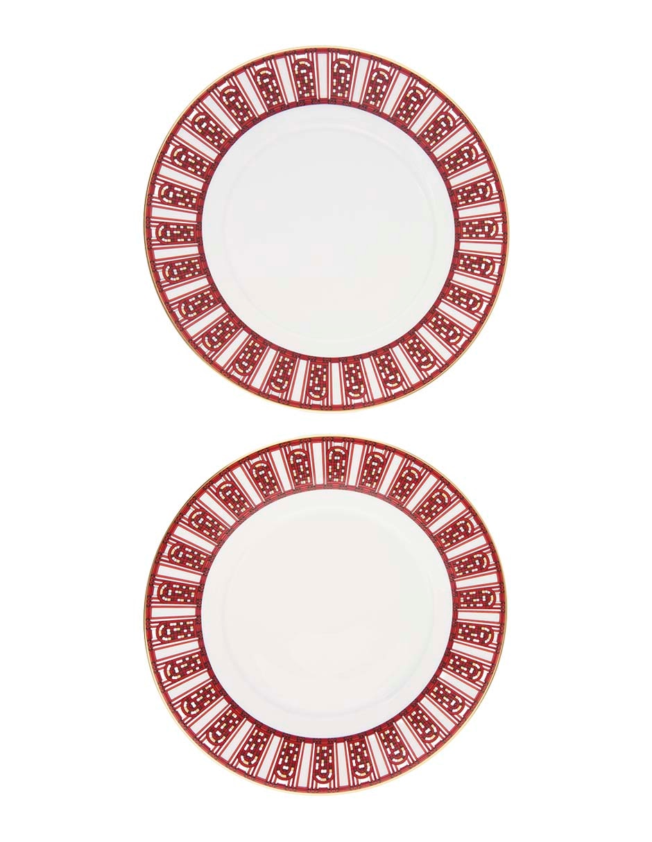 Set platos ensalada Arcadia de porcelana 2 piezas 2