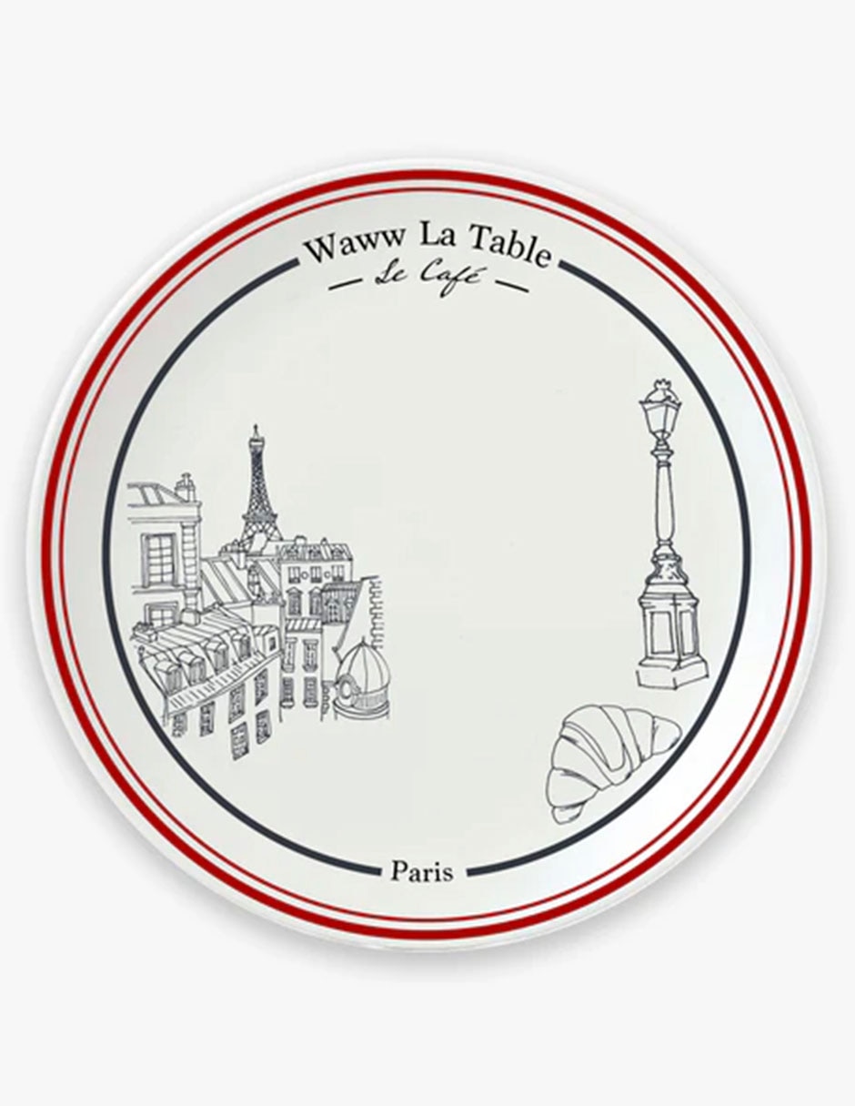 Plato trinche Paris de porcelana