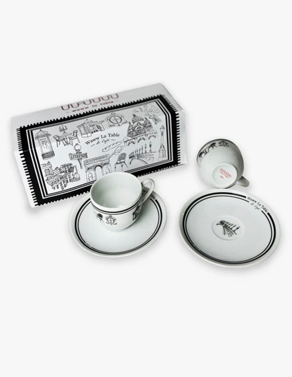 Set de tazas terno Paris Paris 4 piezas 2