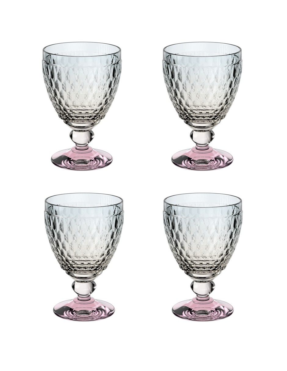 Set de vasos doble old fashion Boston de vidrio con 4 piezas