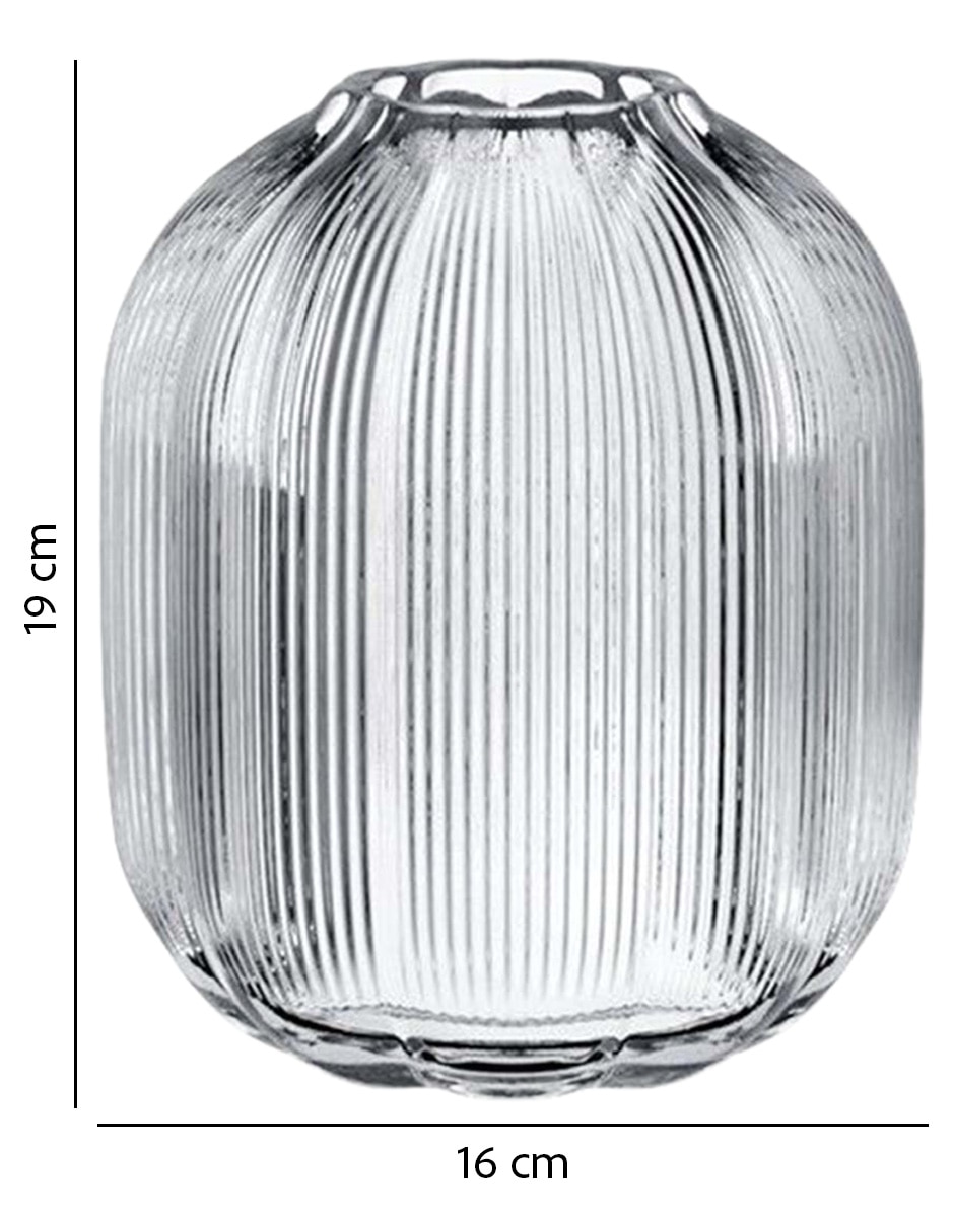 Florero Fleur de vidrio 4