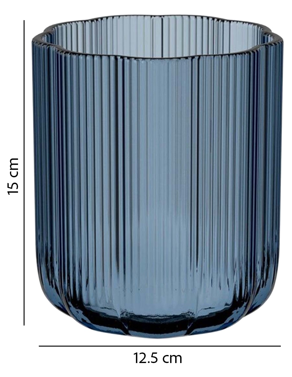 Florero Fleur de vidrio 4