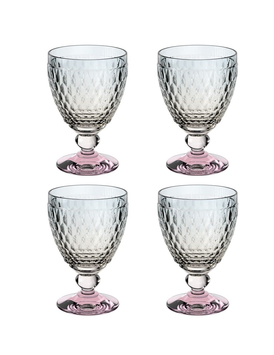 Set de copas para agua Boston de cristal 4 piezas Set de copas para agua Boston de cristal 4 piezas