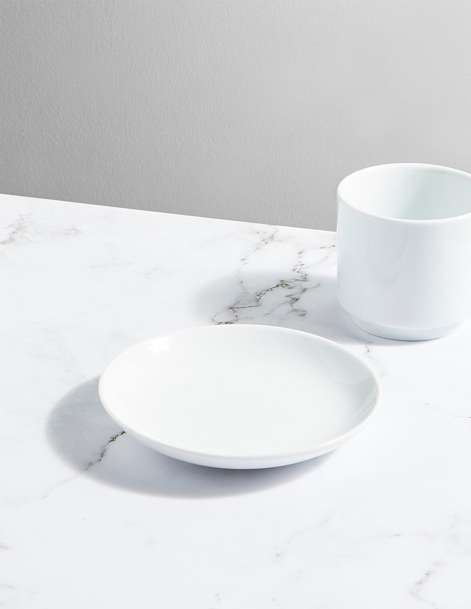 Plato pan FUSION de porcelana 3