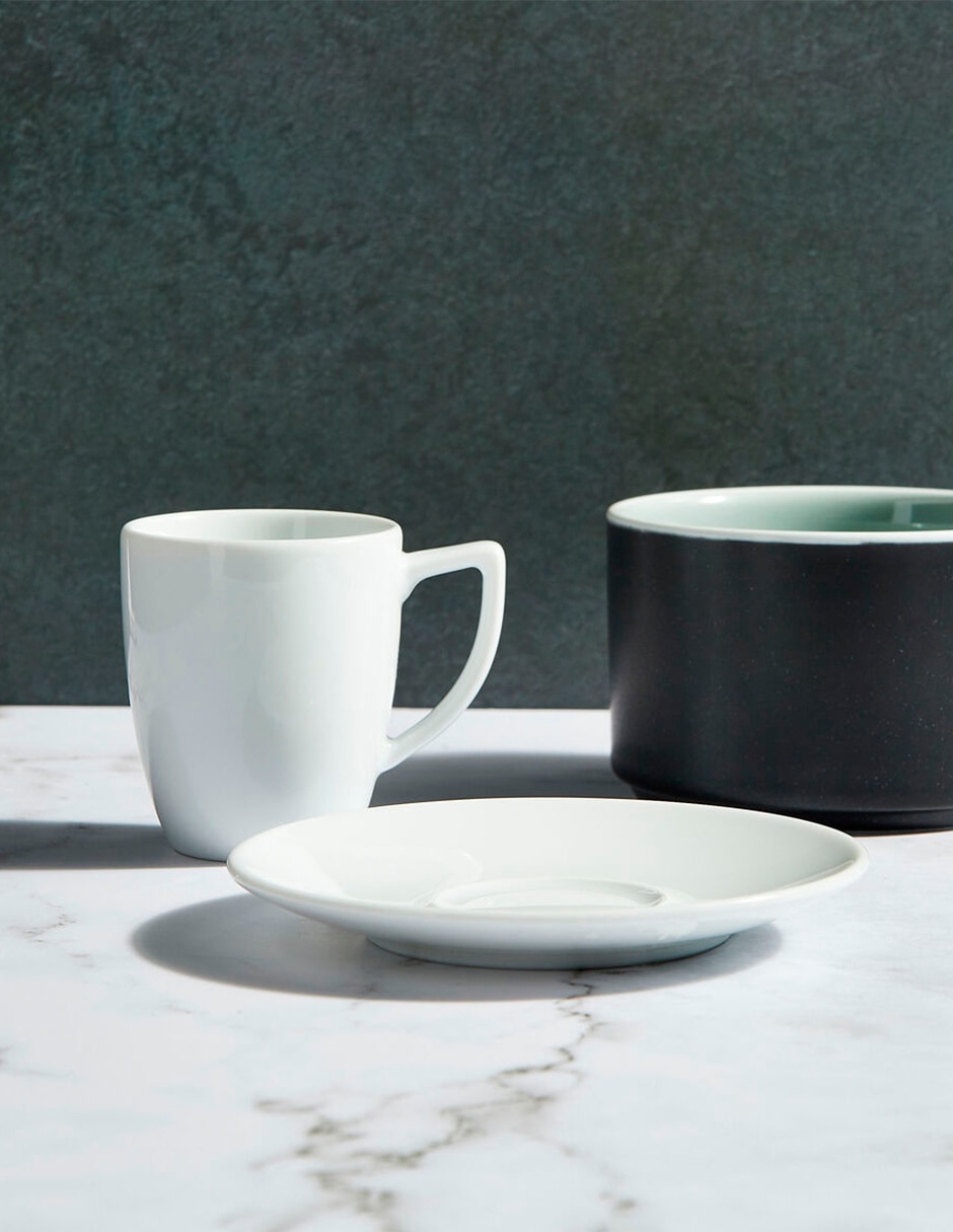 Plato para taza FUSION de porcelana 3
