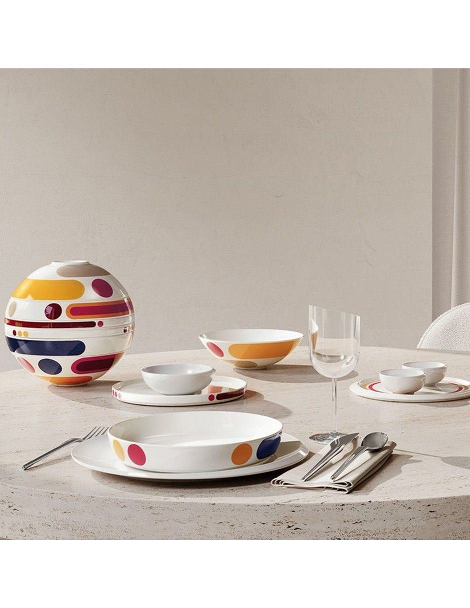 Set platos Iconic La Boule Miami de porcelana 7 piezas 2