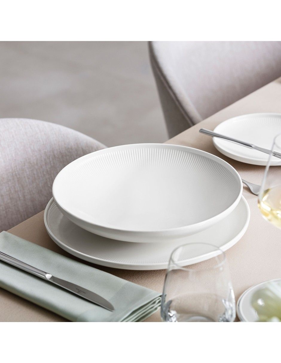 Plato hondo Afina de porcelana 2