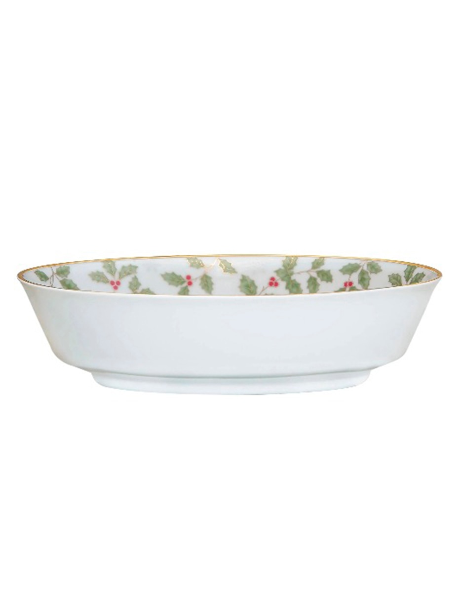 Ensaladera Holly & berry de porcelana