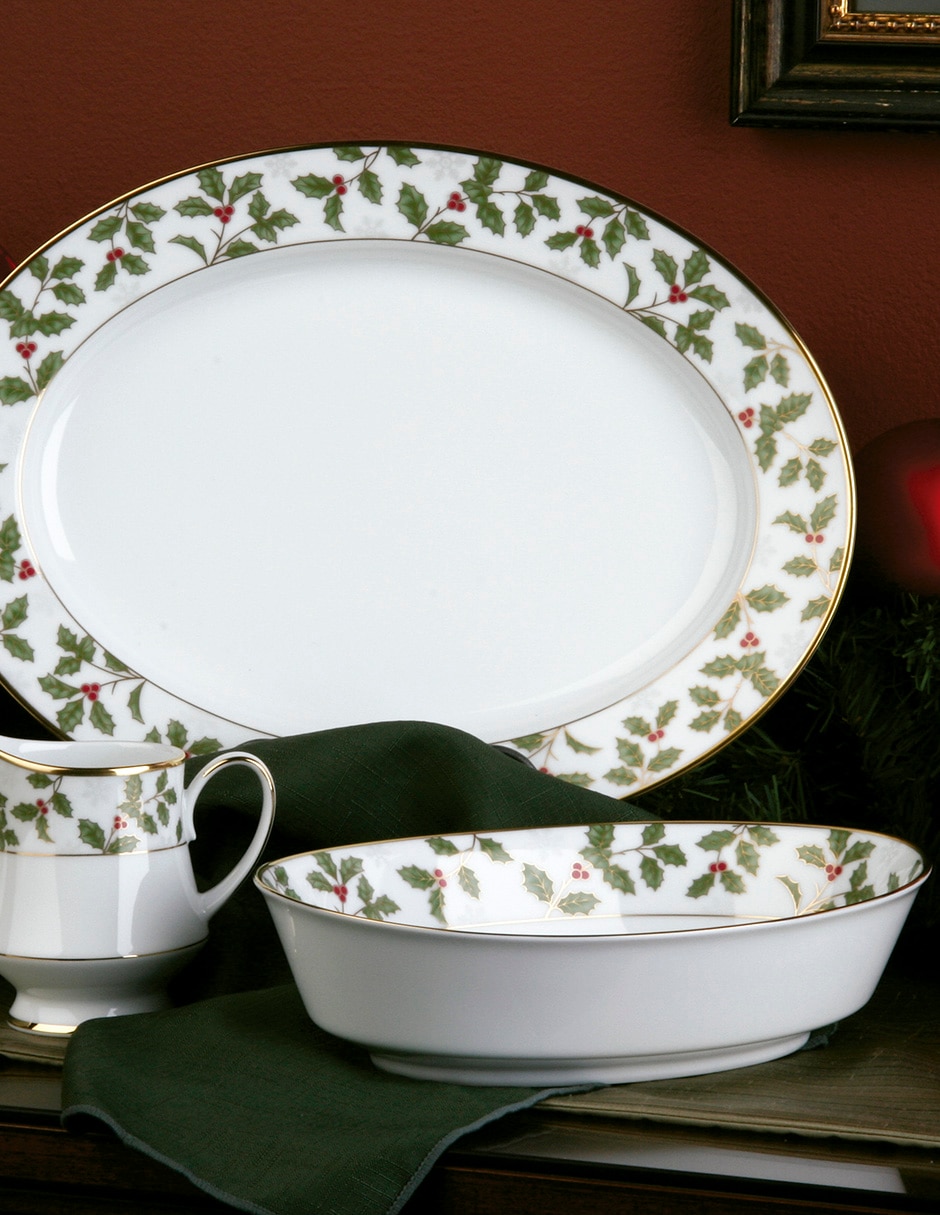 Ensaladera Holly & berry de porcelana 3