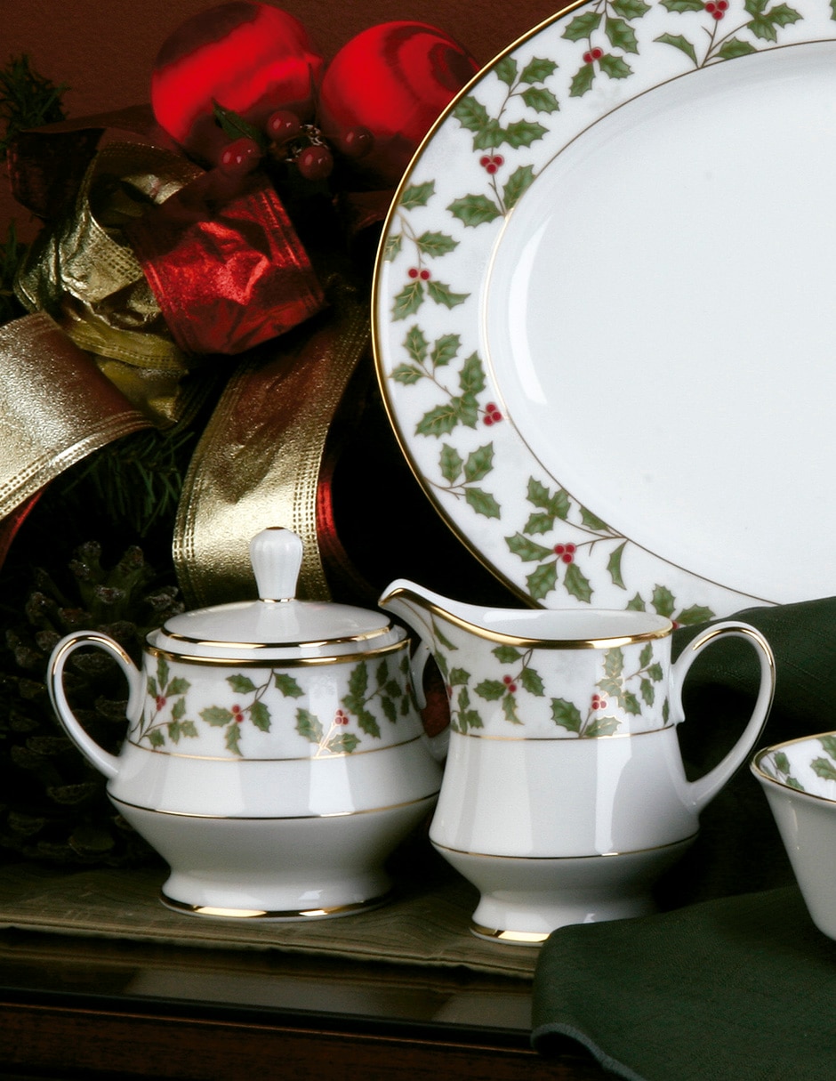 Cremera Holly & Berry de porcelana 3