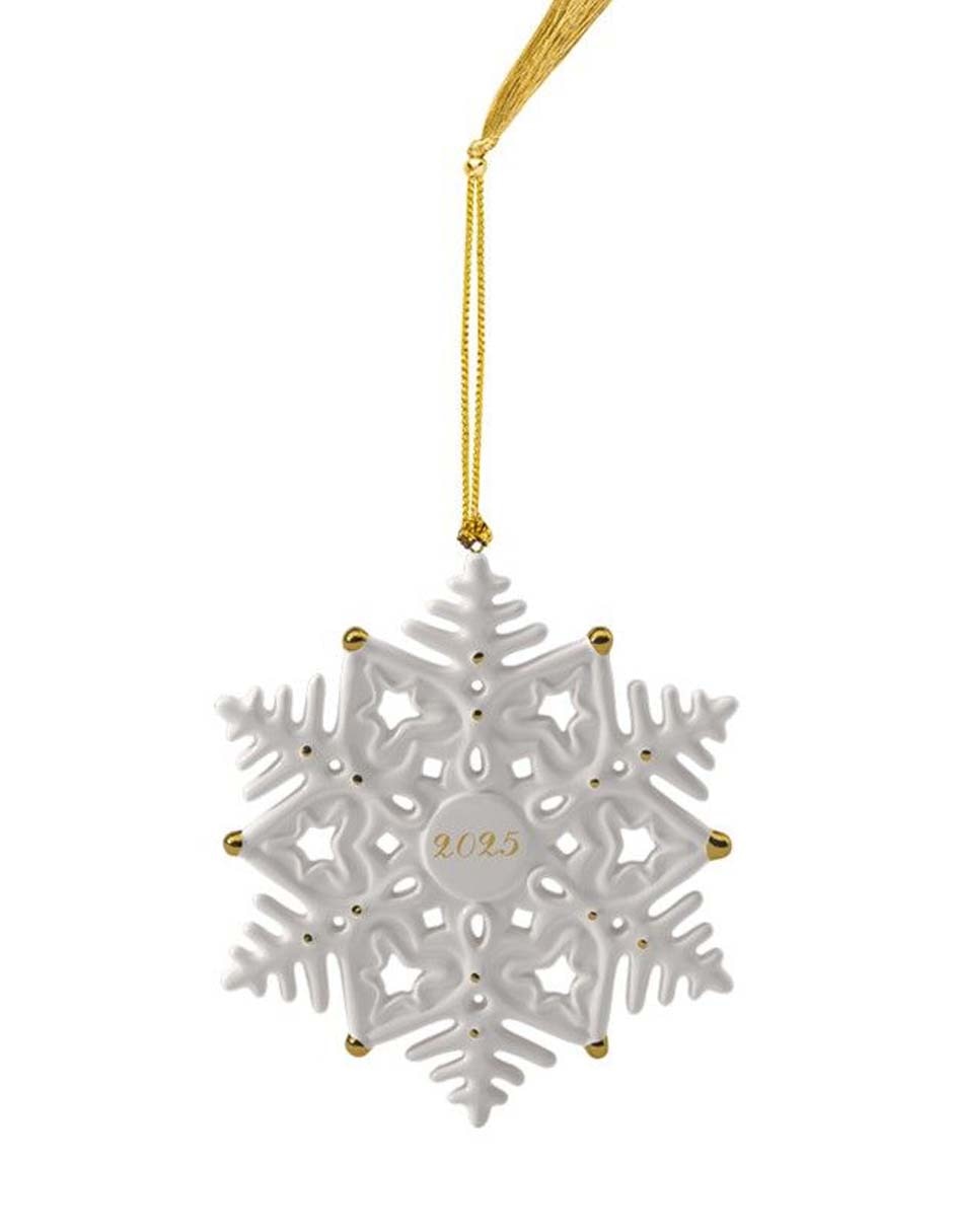 Ornamento navideño copo de nieve Christmas Classics