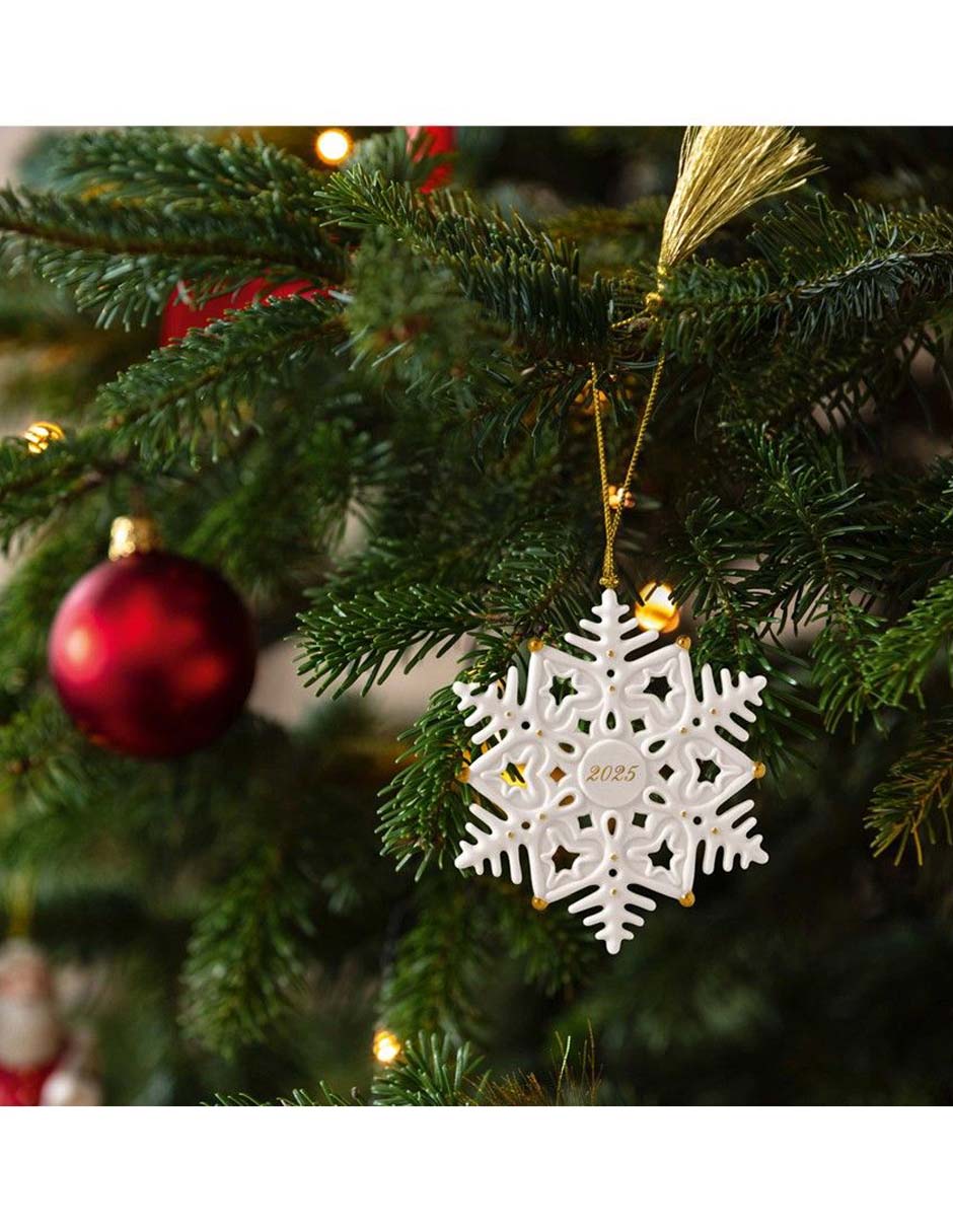 Ornamento navideño copo de nieve Christmas Classics 2