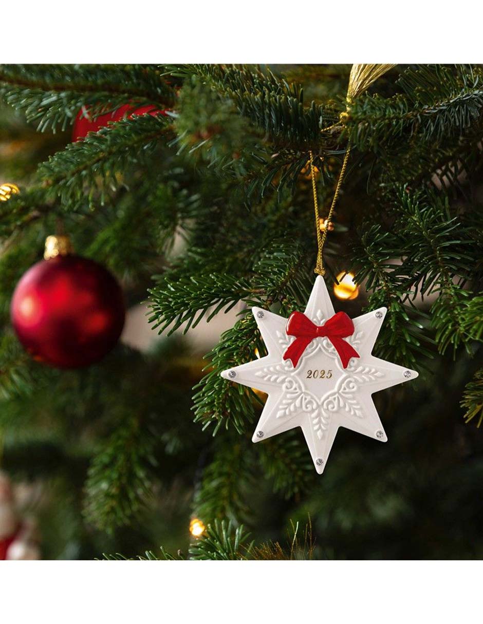 Ornamento navideño estrella Christmas Classic 2