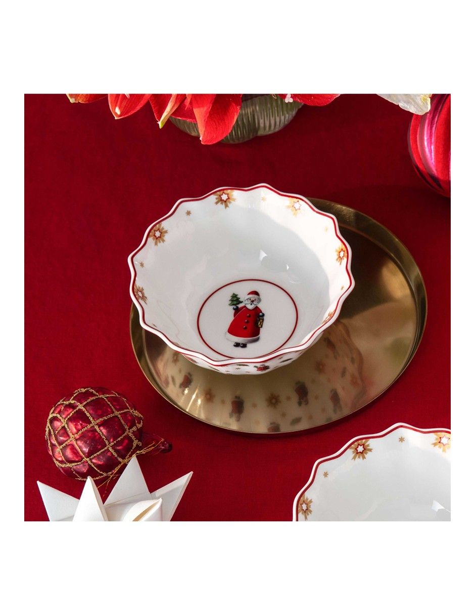 Vajilla cerrada navideña Toy's Delight de porcelana para 2 personas 3