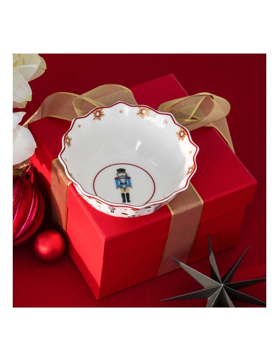 Vajilla cerrada navideña Toy's Delight de porcelana para 2 personas 3